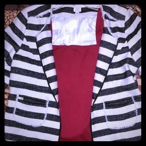 Crown & Ivy Jacket with Under-Blouse